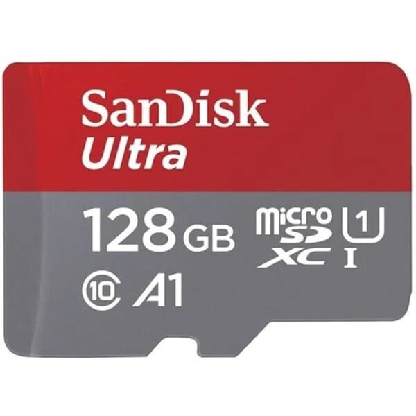 SanDisk Ultra 128GB MicroSDXC UHS-I Memory Card – 140MB/s, Class 10, Compatible with Mobile, Camera, Tablet, Computer, Gaming Console