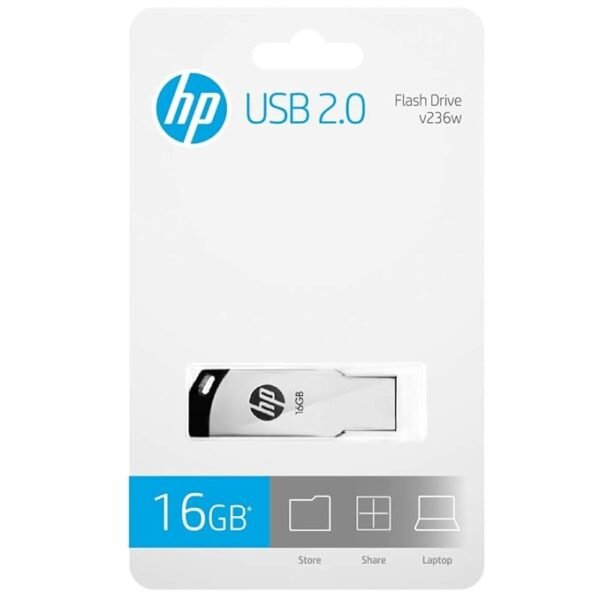 HP v236w 16GB USB 2.0 Pen Drive (Multicolour) – Sleek & Durable Flash Drive - Image 4