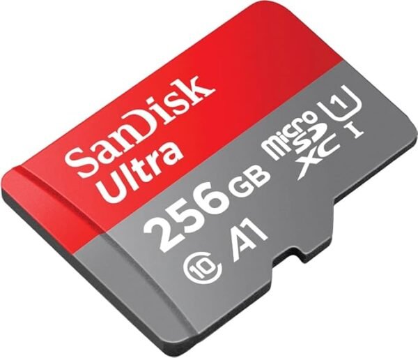 SanDisk Ultra 256GB MicroSDXC UHS-I Memory Card – 140MB/s, Class 10, Compatible with Mobile, Camera, Tablet, Computer, Gaming Console