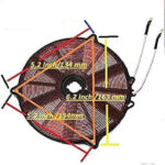 1400-2200W Small Aluminium Induction Cooktop Coil 6.2 Inch Replacement Heating Coil - Image 2