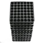 Pack Of 5, Seedling Tray 50 Cells for Nursery | Reusable Plant Germination Tray | Vegetable, Flower & Fruit Seed Starter Tray | Heavy Duty Plastic Growing Tray (Black) - Image 3