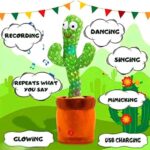 Cactus talking Toy, Bolne wala khilona, Voice Repeating Interactive Toy - Image 2
