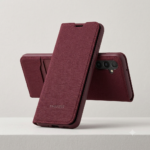 Samsung A57 5G Flip Cover ( Back, Navy Blue, Wine Red)