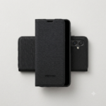 Samsung A57 5G Flip Cover ( Back, Navy Blue, Wine Red) - Image 3
