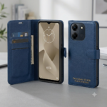 Flip Cover for Tecno Spark 10C 4G (KI5k) | Wallet Case with Card Slots & Kickstand | Protective Book Cover [Black, Blue, Brown] - Image 3