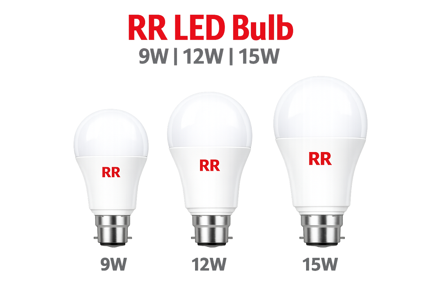 ChatGPT Image Jul 3, 2026, 10_43_53 PM RR LED Bulb 9W | 12W | 15W Energy Efficient Bright LED Light for Home & Office - Image 1