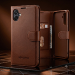 Samsung F70e Flip Cover best Quality Color (Black, Brown, Blue) - Image 2