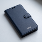 Flip Cover for Poco M6 5G (Blue, Black, Brown, Dual Protection, Artificial Leather)