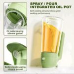 Premium Glass Oil Dispenser Bottle with Stopper & Pourer Kitchen Oil Container - Image 4
