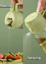 Premium Glass Oil Dispenser Bottle with Stopper & Pourer Kitchen Oil Container - Image 2