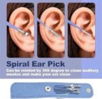New Stainless Steel Ear Cleaner Kit (6 Pcs) – Reusable Manual Ear Wax Removal Tool Set for Safe & Easy Ear Cleaning. - Image 2