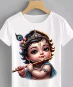 Printed Krishna on t-shirt best design - Image 3