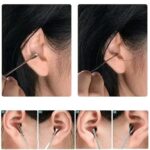 New Stainless Steel Ear Cleaner Kit (6 Pcs) – Reusable Manual Ear Wax Removal Tool Set for Safe & Easy Ear Cleaning. - Image 3