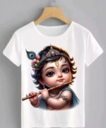 Printed Krishna on t-shirt best design - Image 4